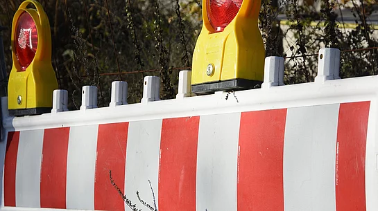 Baustellenabsperrung